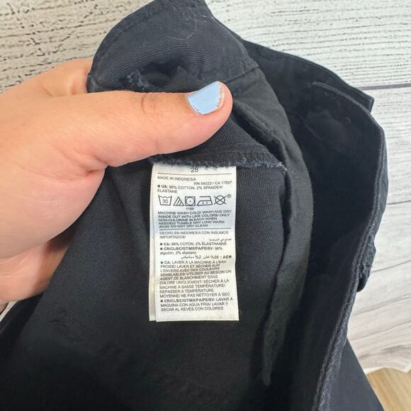 Old Navy Plus Size Black High Rise Wide Leg Pants Size 28W - Picture 7 of 7